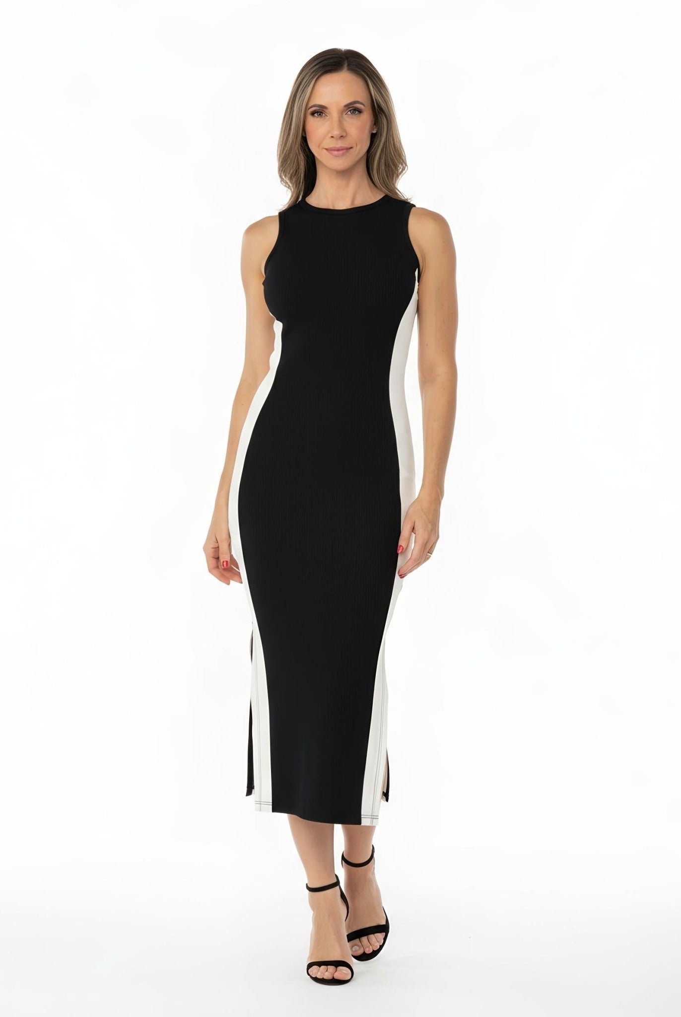 Illusionary Everyday Color Block Dress - Nikkib Sportswear