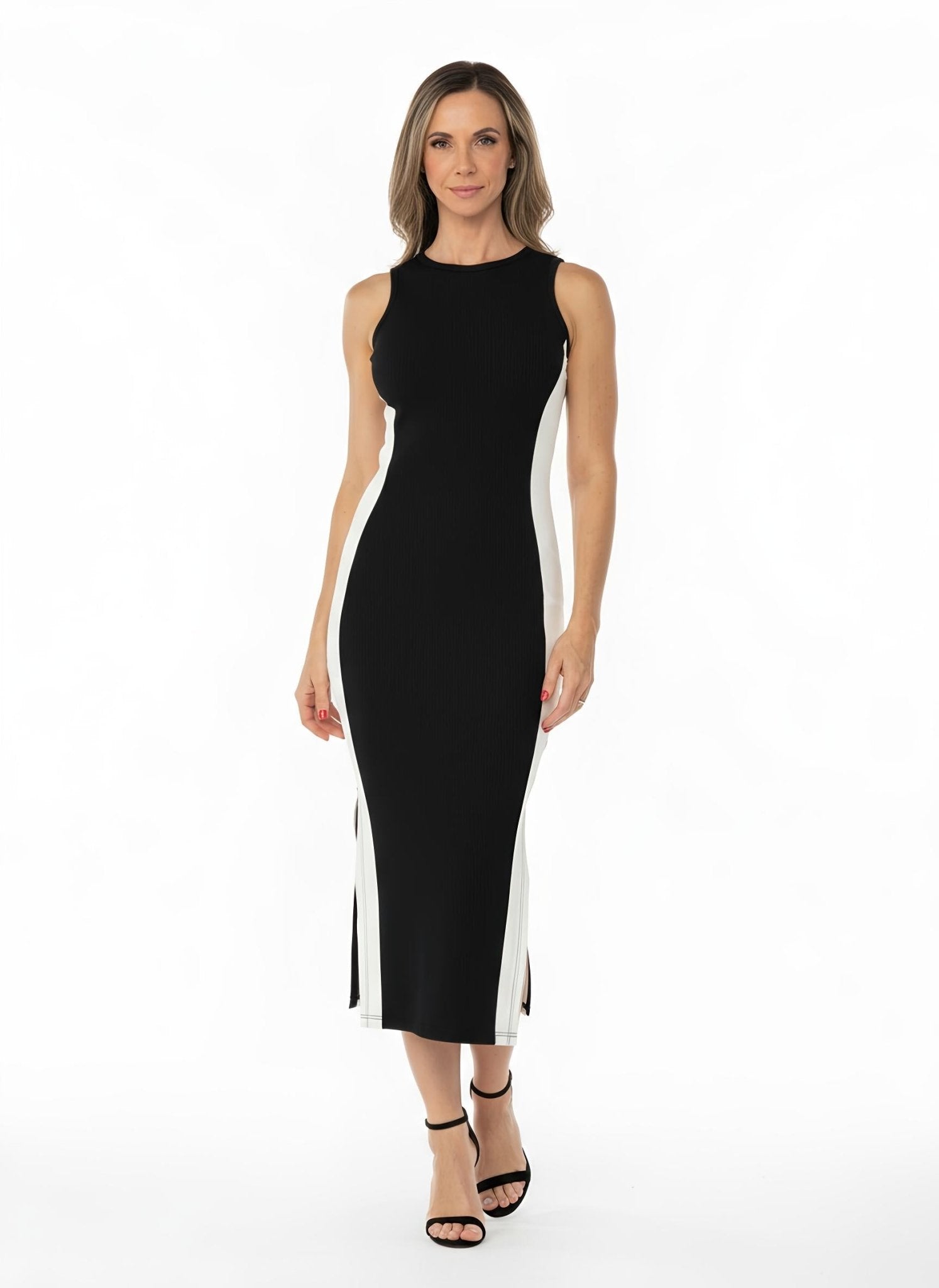 Illusionary Everyday Color Block Dress - Nikkib Sportswear