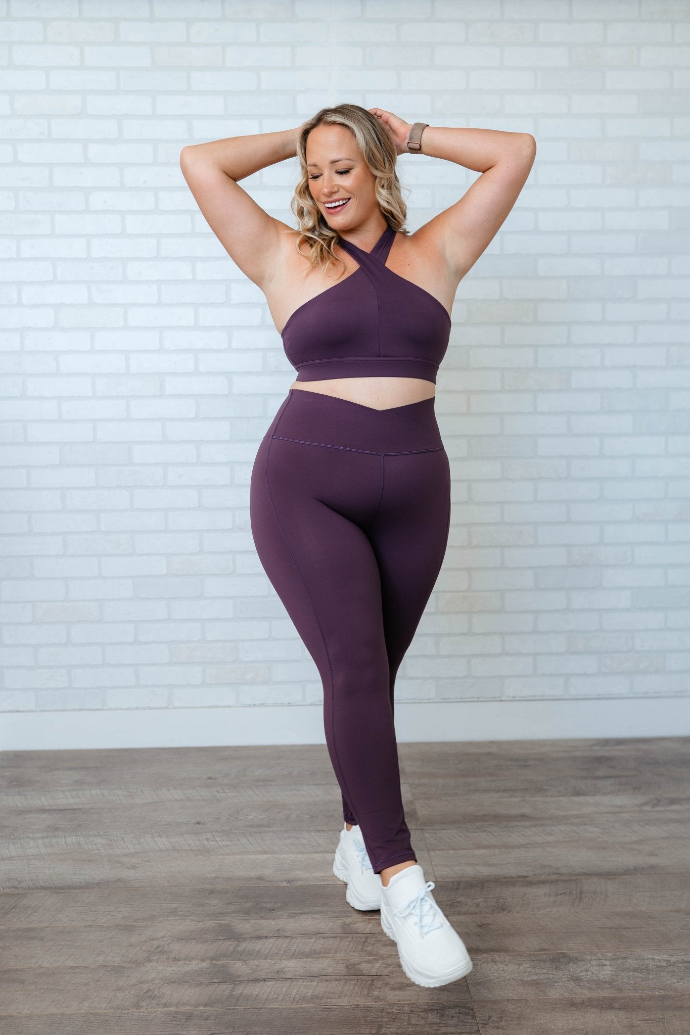 Nadia High Performance V - Waist Legging - Nikkib Sportswear