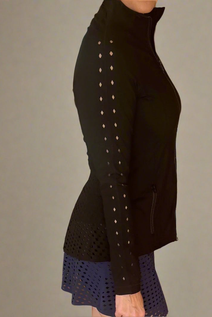 Peplum Laser Jacket - Nikkib Sportswear