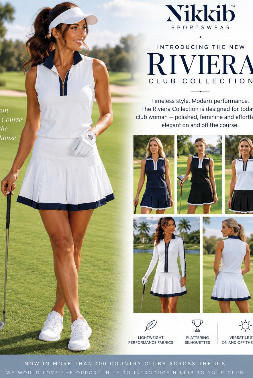 Pre-Order Riviera Skirt - Nikkib Sportswear