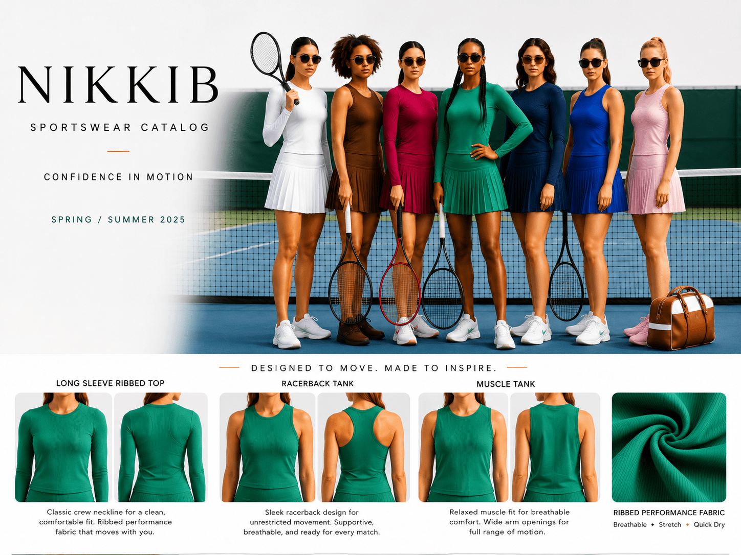 Pre-Order Royal Palm Tops - Nikkib Sportswear