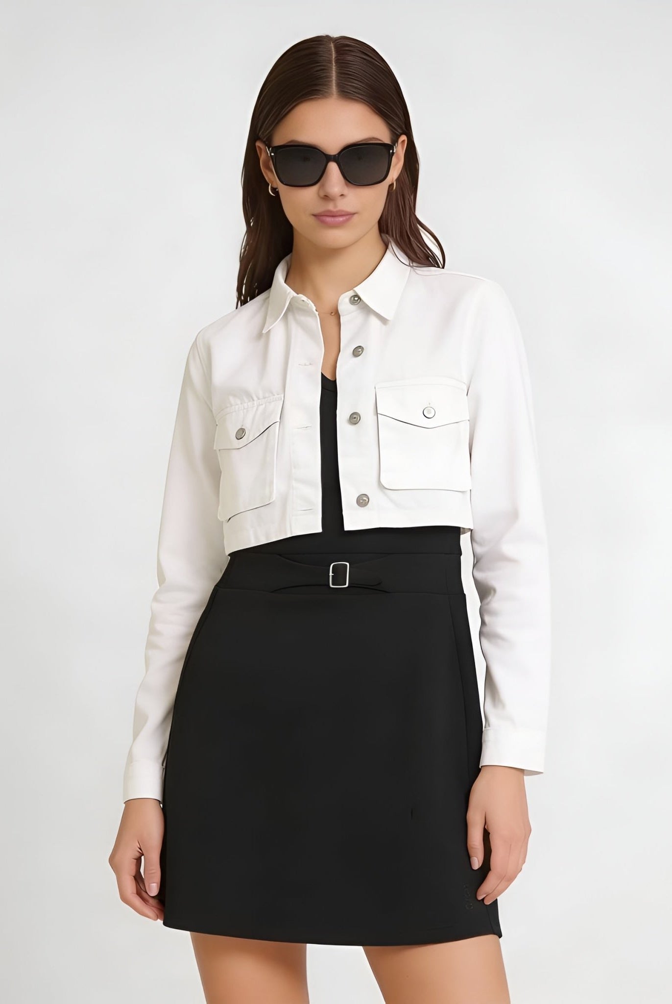 Sandy Cropped Jean Jacket - Nikkib Sportswear