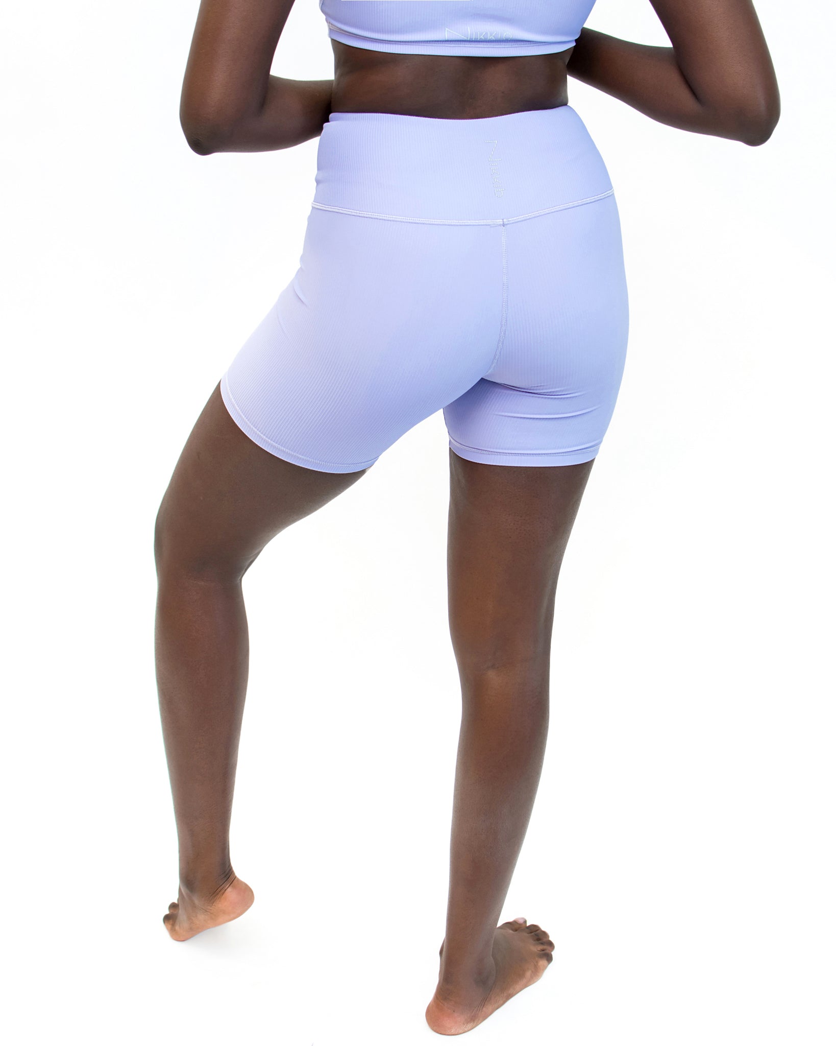 Jessica Ribbed Biker Short (2 colors) - Nikkib Sportswear