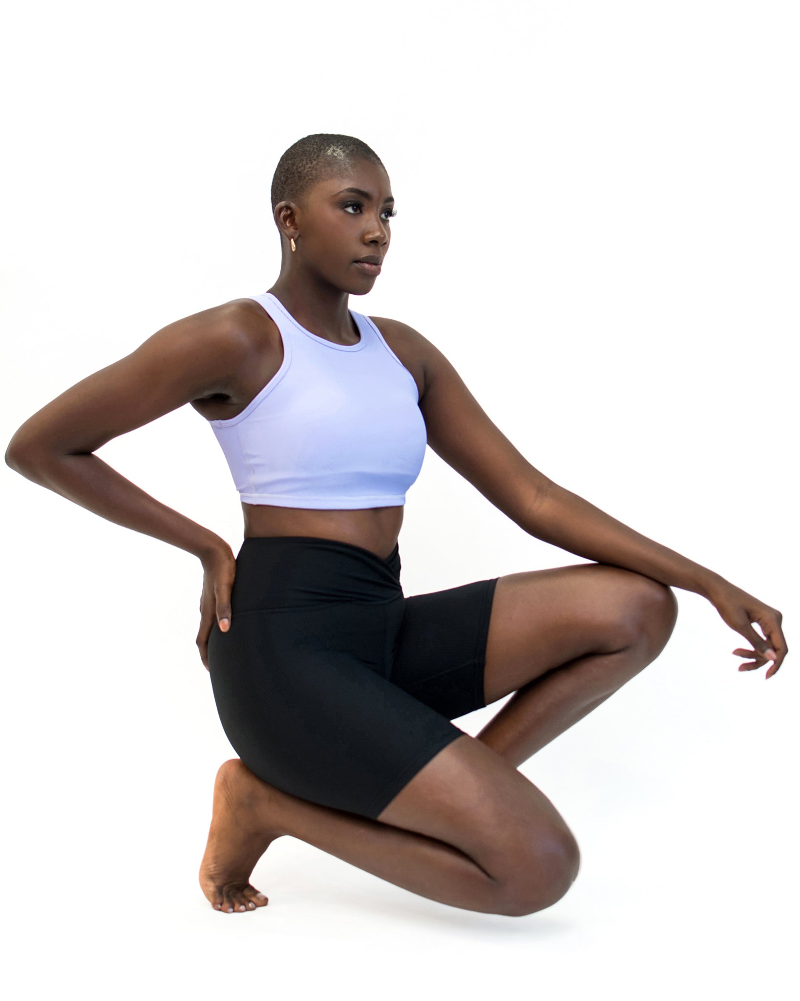 Jessica Ribbed Biker Short (2 colors) - Nikkib Sportswear