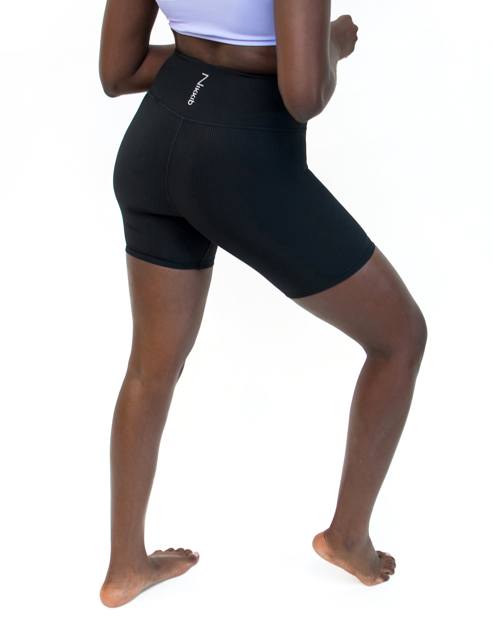 Jessica Ribbed Biker Short (2 colors) - Nikkib Sportswear