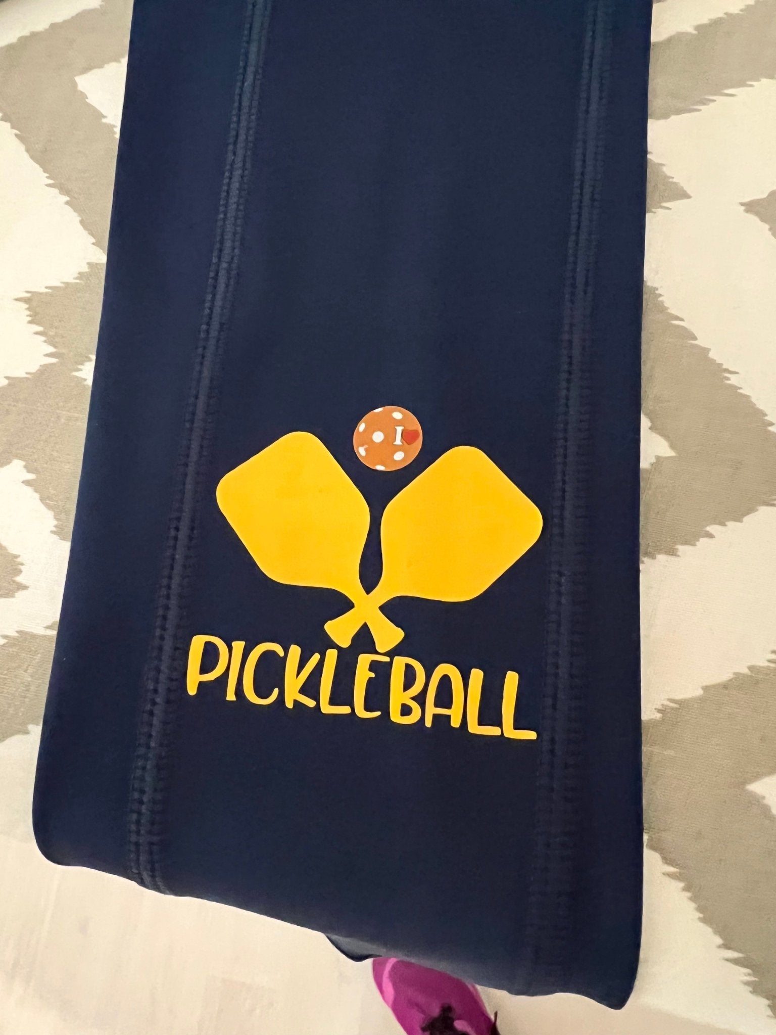Pickleball Navy 7/8 legging with Pockets - Nikkib Sportswear