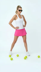 Laser Lux Classic Skirt Hot Pink - Nikkib Sportswear