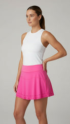 Laser Lux Classic Skirt Hot Pink - Nikkib Sportswear