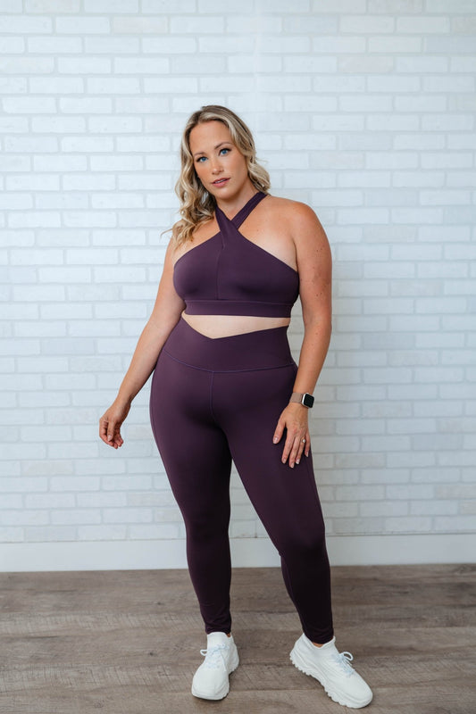 Nadia High Performance V - Waist Legging - Nikkib Sportswear