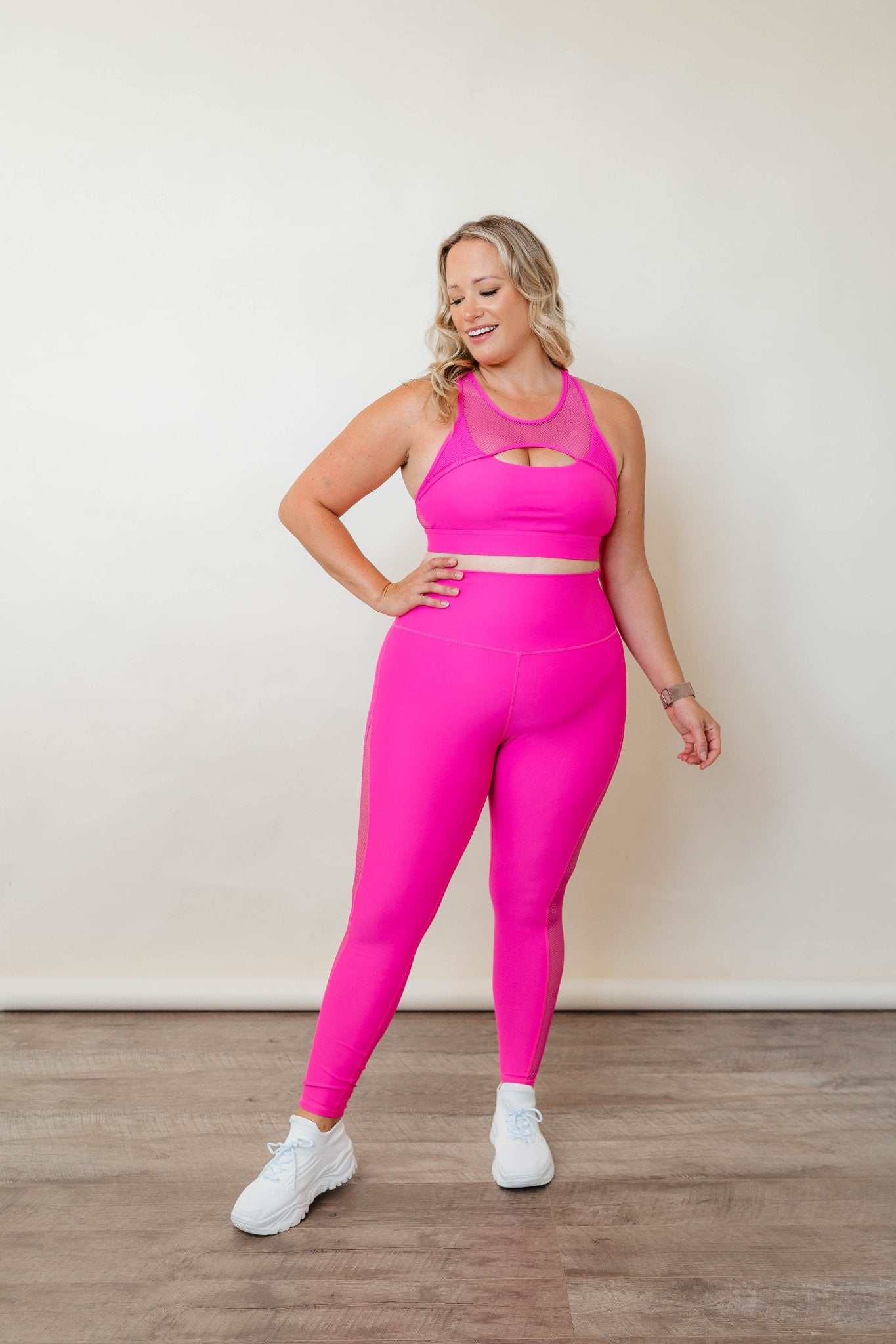 Pinkadelic Mesh Legging - Nikkib Sportswear