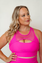 Pinkadelic Mesh Sport's Bra - Nikkib Sportswear