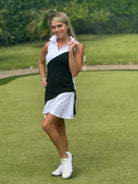 Pre - Order Color block Floppy Collar Top - Nikkib Sportswear