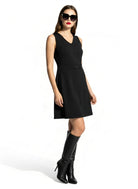 Pre - Order NIKKIB SOFT CHIC™ Black Belted Dress - Nikkib Sportswear