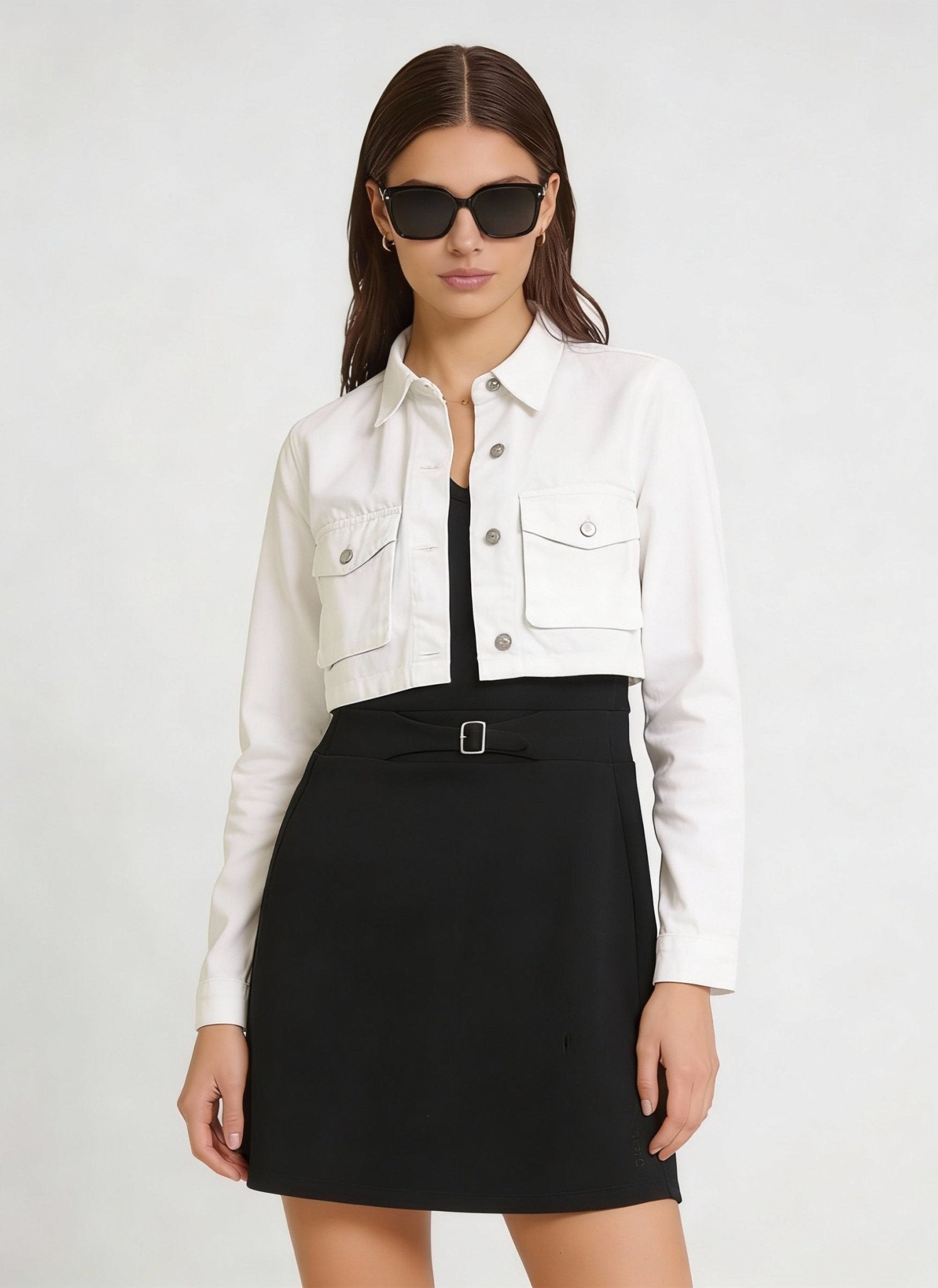 Pre - Order NIKKIB SOFT CHIC™ Black Belted Dress - Nikkib Sportswear