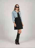 Pre - Order NIKKIB SOFT CHIC™ Black Belted Dress - Nikkib Sportswear
