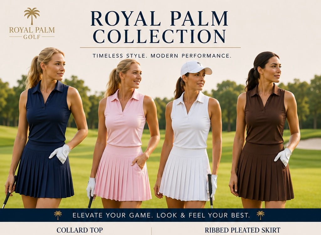 Pre-Order Royal Palm Collar Top - Nikkib Sportswear