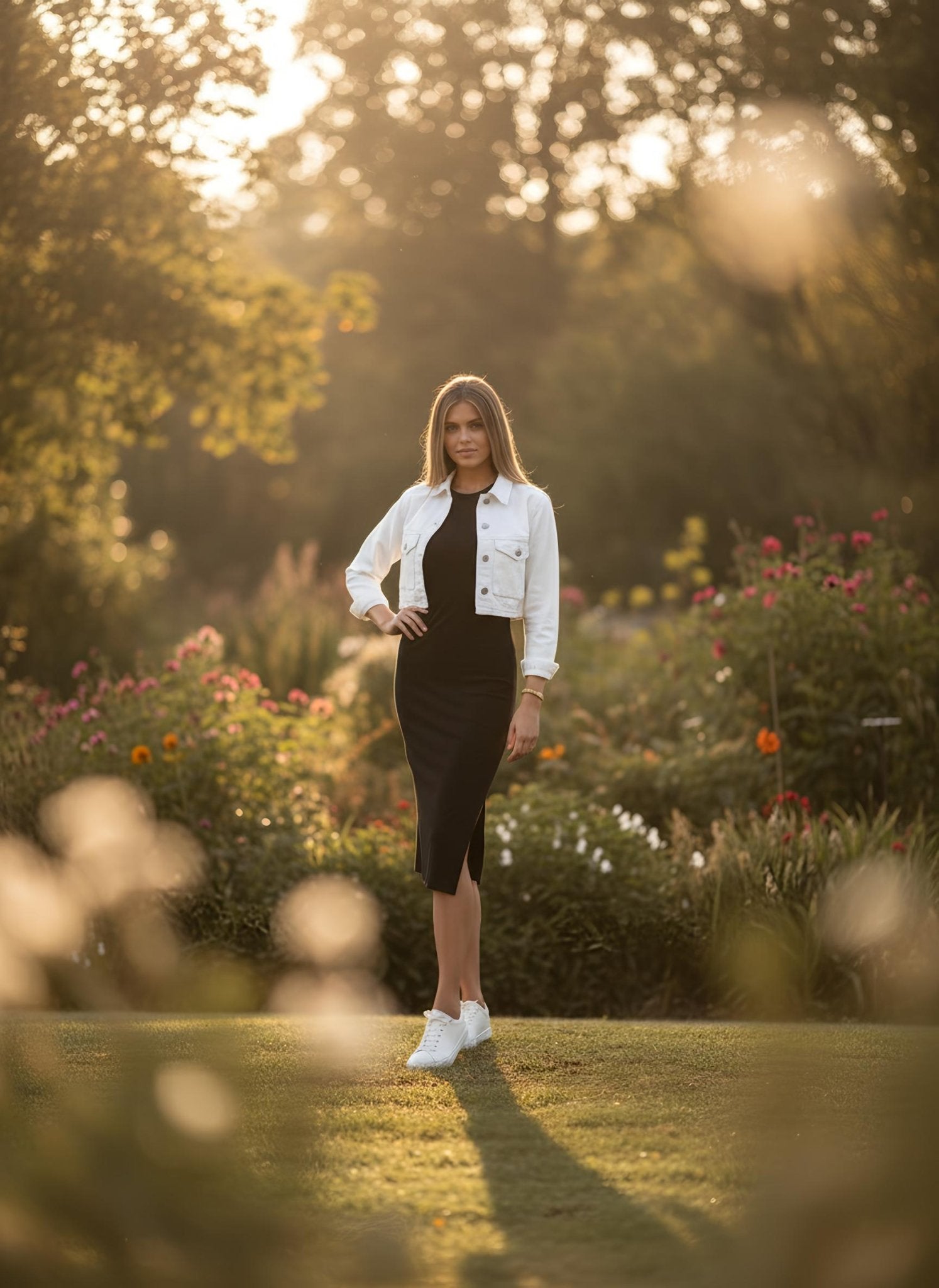 Sandy Cropped Jean Jacket - Nikkib Sportswear