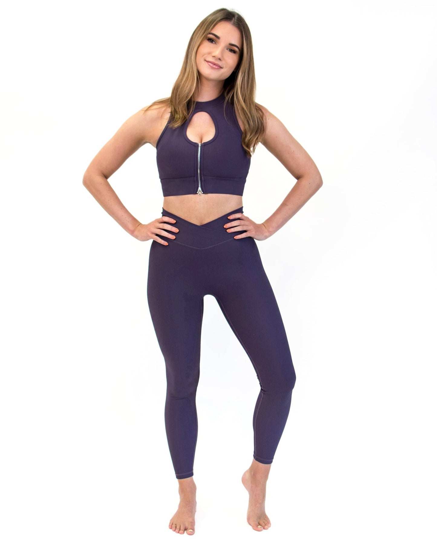 Jessica Ribbed Legging - Nikkib Sportswear