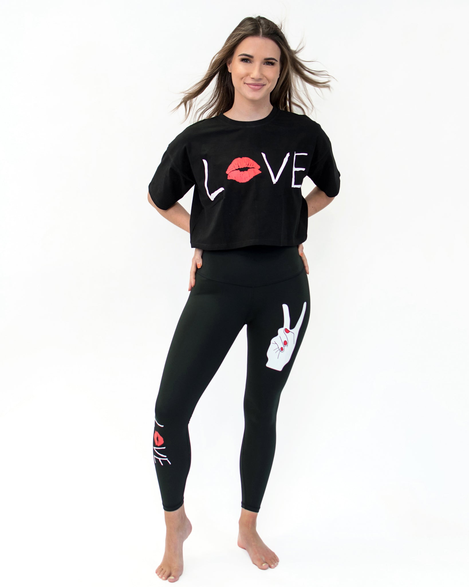 Love & Kisses 7/8 Legging - Nikkib Sportswear