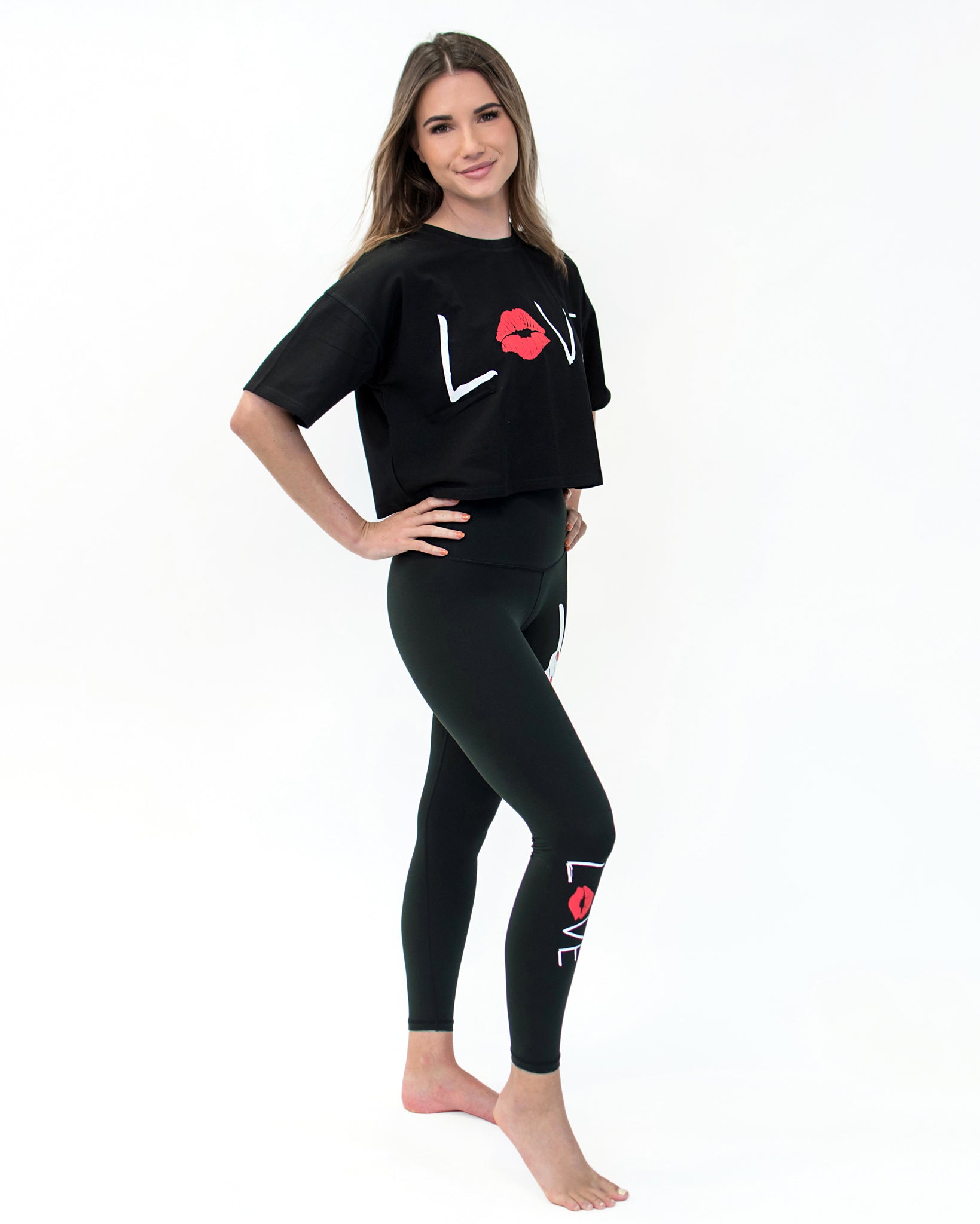 Love & Kisses 7/8 Legging - Nikkib Sportswear