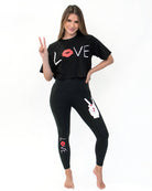 Love & Kisses 7/8 Legging - Nikkib Sportswear