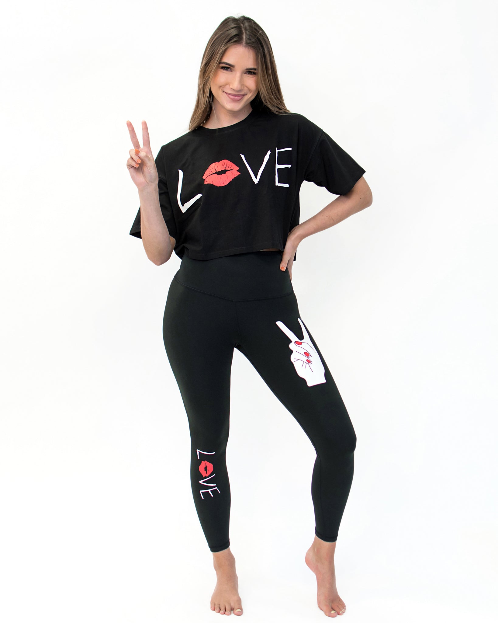 Love & Kisses 7/8 Legging - Nikkib Sportswear