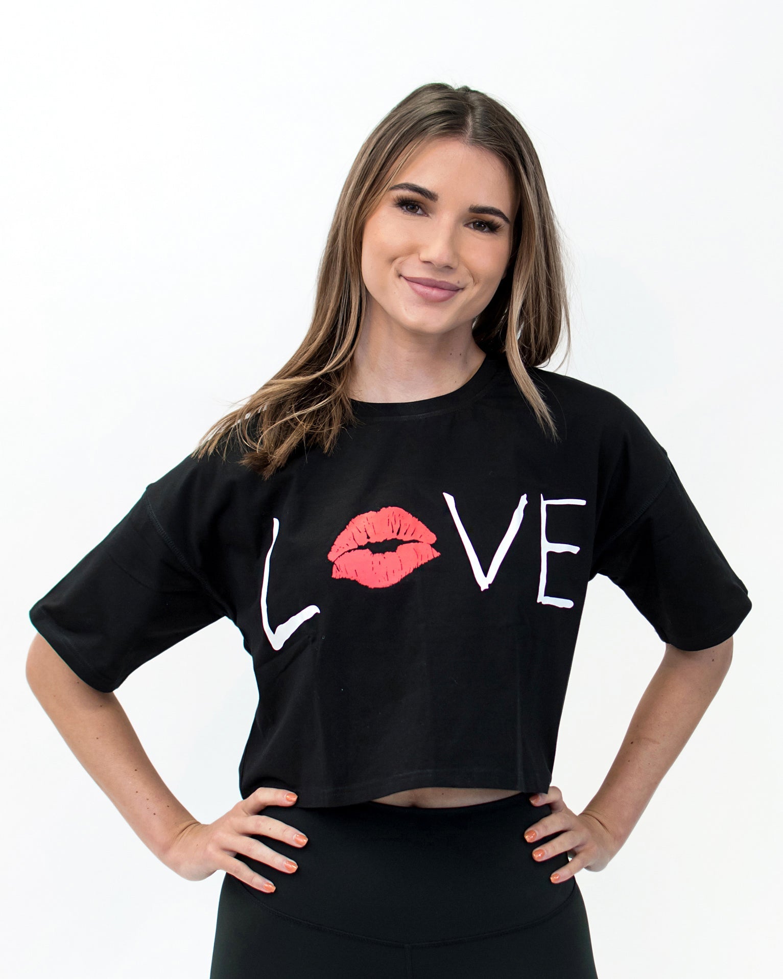 Love & Kisses Crop Top - Nikkib Sportswear