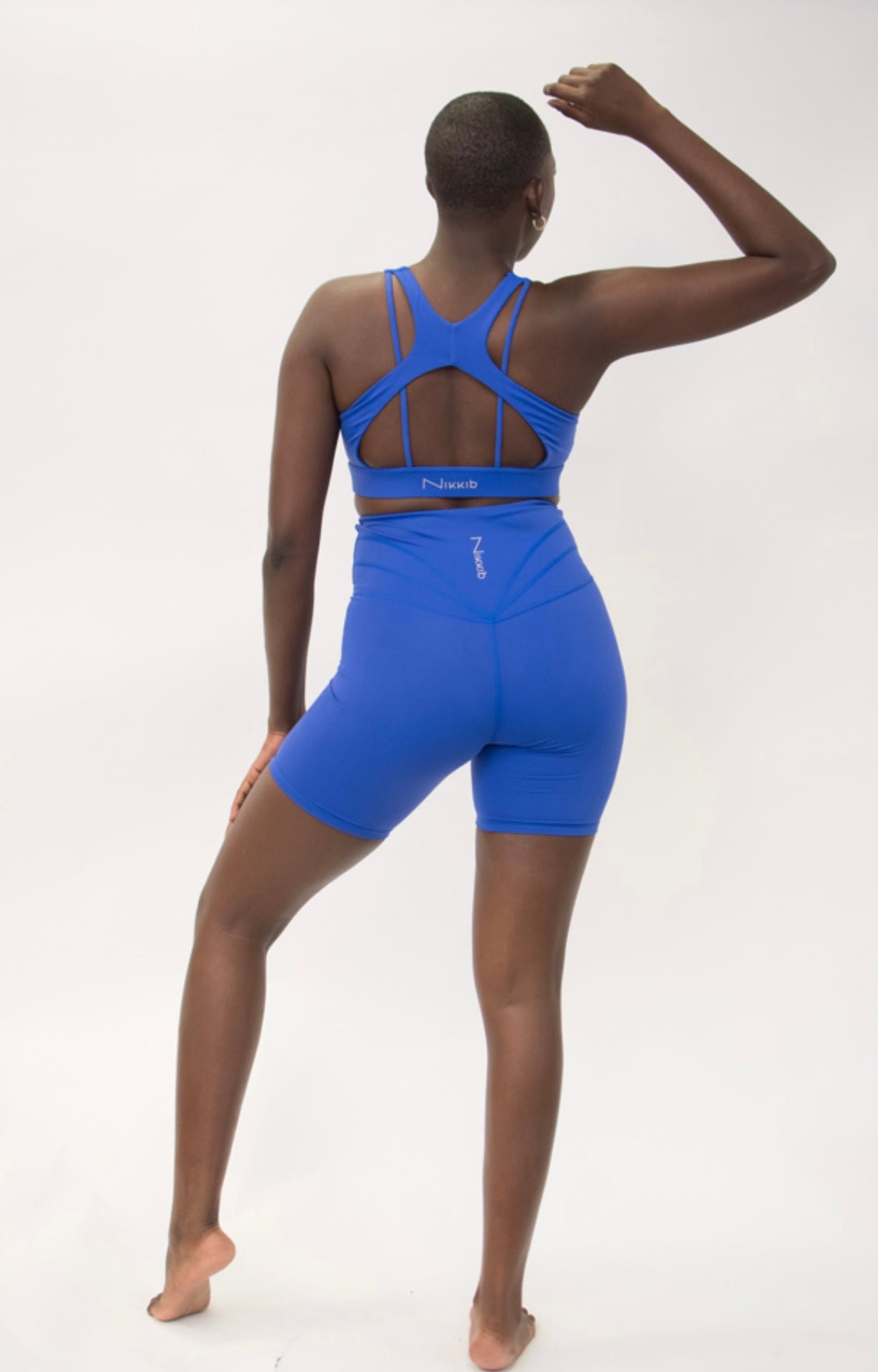 Nicole V-Waist Biker Shorts (2 colors) - Nikkib Sportswear