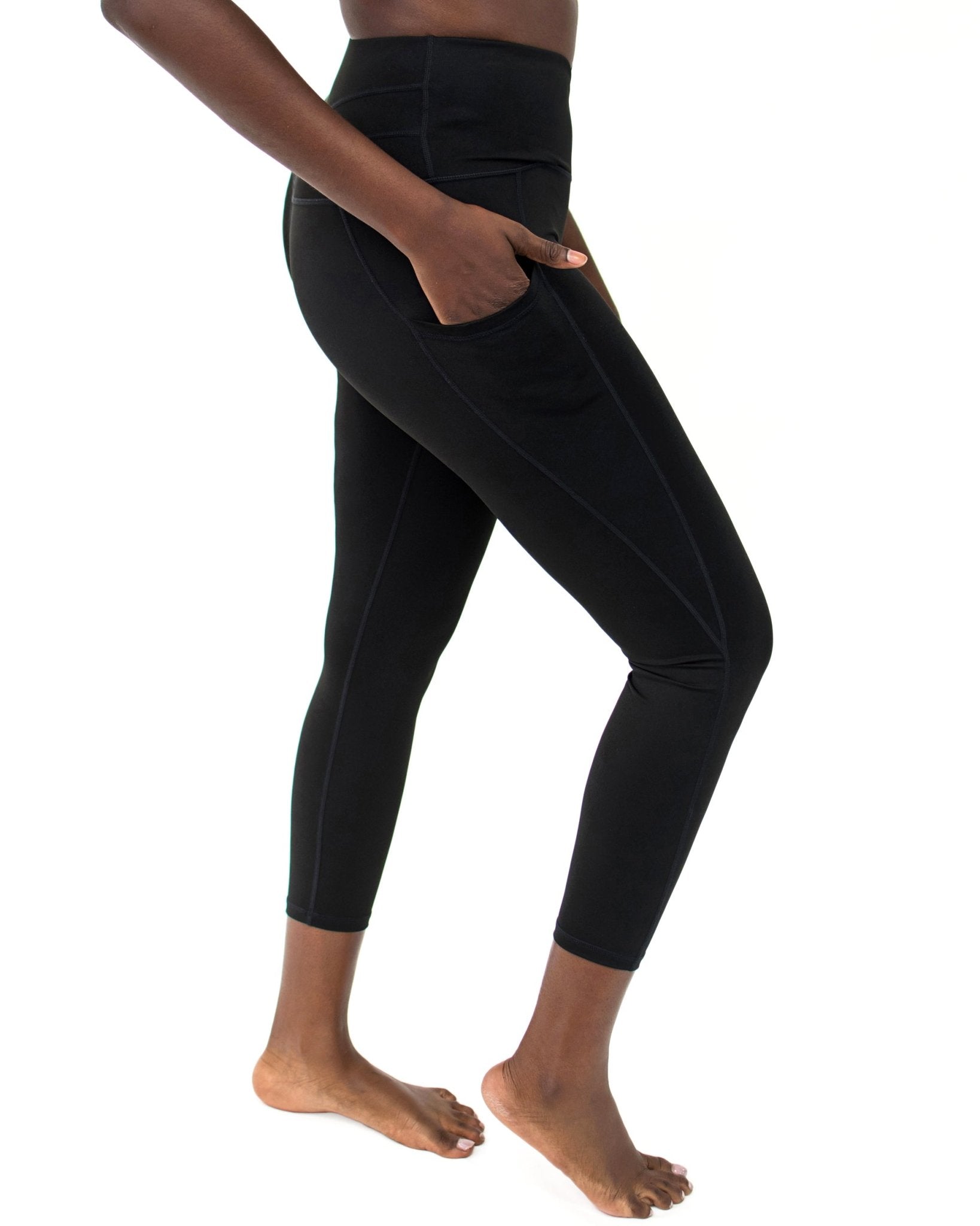 Nicole V-Waist Legging with Pockets - Nikkib Sportswear