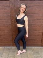 Pre-Order Rhinestone Diamond Compression Legging - Nikkib Sportswear