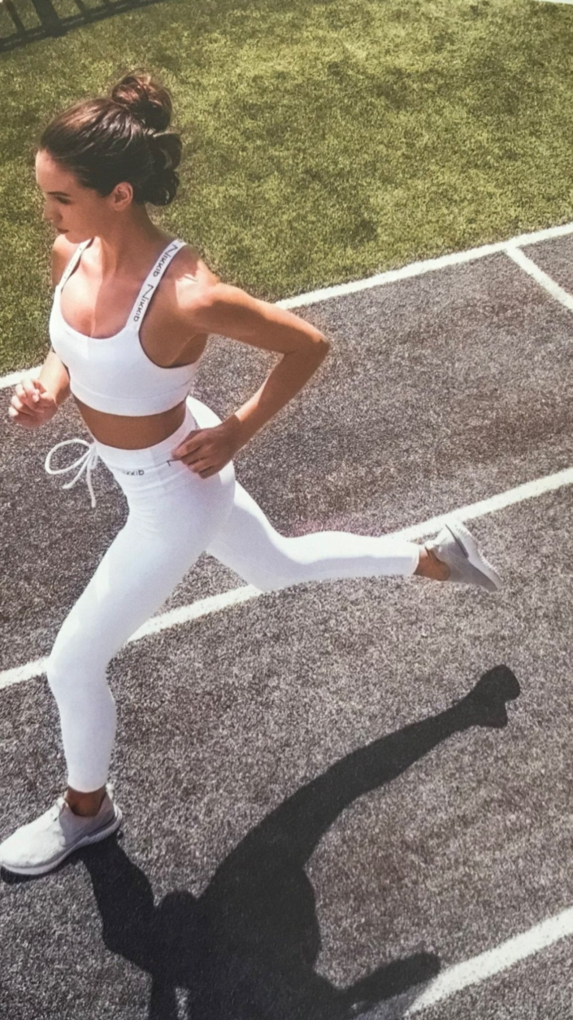 Signature Nikkib Legging Solid White - Nikkib Sportswear