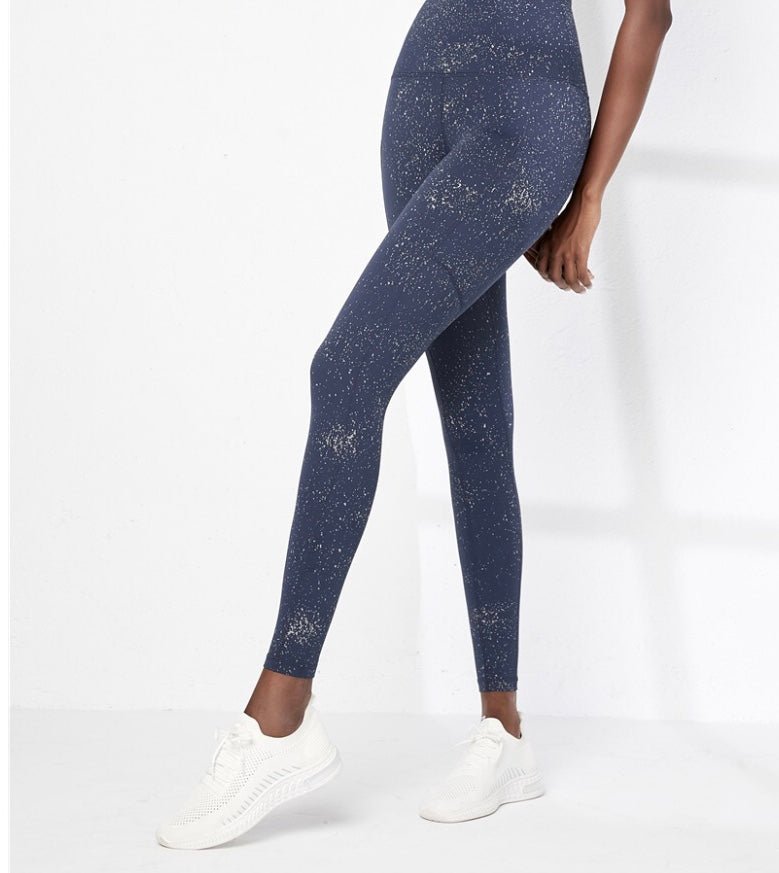 Sparkling Blue Legging Nikkib – Sportswear With Pockets